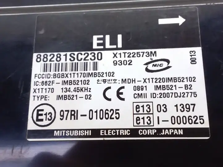 Subaru Forester SH (2008 - 2013) 88281SC230 Модуль управления кузовом (BCM) — фото 5