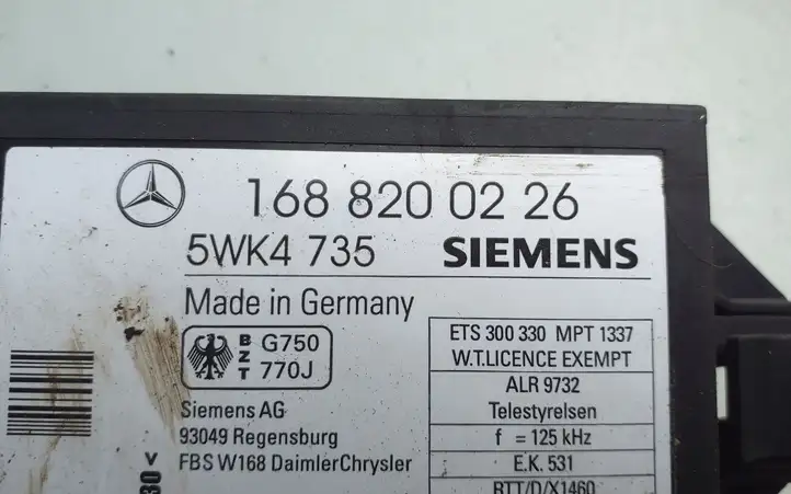 Mercedes-Benz Vaneo W414 (2001 - 2005) 1688200226 Блок иммобилайзера — фото 4
