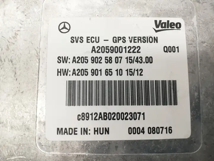 Mercedes-Benz C W205 (2014 - 2021) A2059001222 Модуль управления видео — фото 2