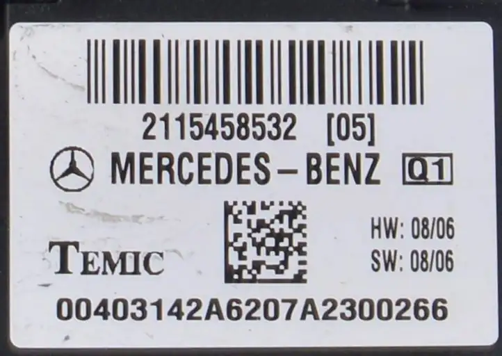 Mercedes-Benz E W211 (2002 - 2009) 2115458532 Модуль комфорта — фото 2