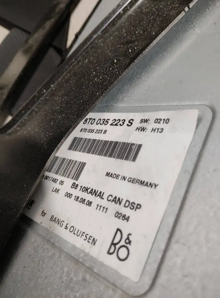 Audi A4 S4 B8 8K (2007 - 2011) 8T0035223S Комплект аудиосистемы — фото 3
