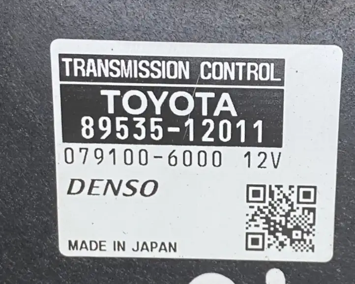 Toyota Auris E180 (2012 - 2018) 8953512011 Блок управления АКПП — фото 6