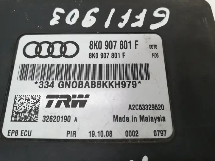 Audi A5 8T 8F (2007 - 2011) 8K0907801F Блок управления стояночным тормозом (EPB) — фото 2