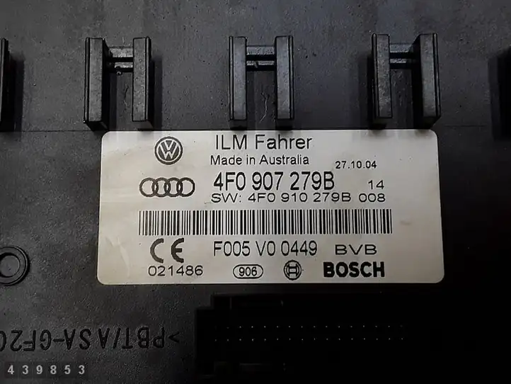 Audi A6 S6 C6 4F (2004 - 2008) 4F0907279B Блок управления светом — фото 2