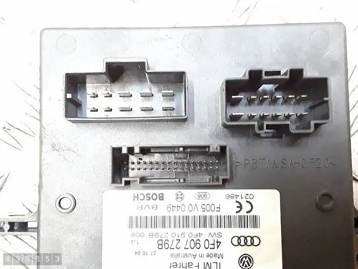 Audi A6 S6 C6 4F (2004 - 2008) 4F0907279B Блок управления светом — фото 4