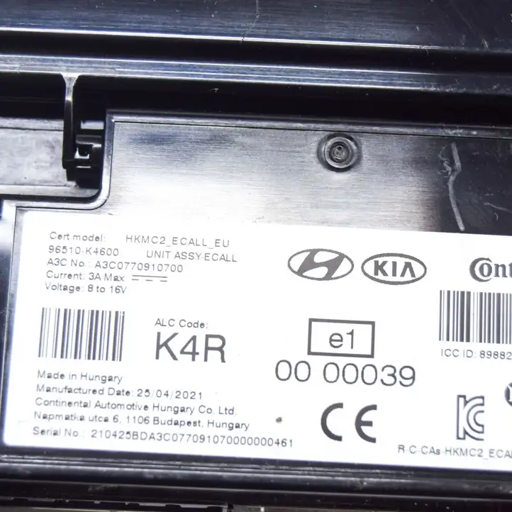 Hyundai Kona I (2017 - 2022) 96510K4600 Bluetooth модуль — фото 7