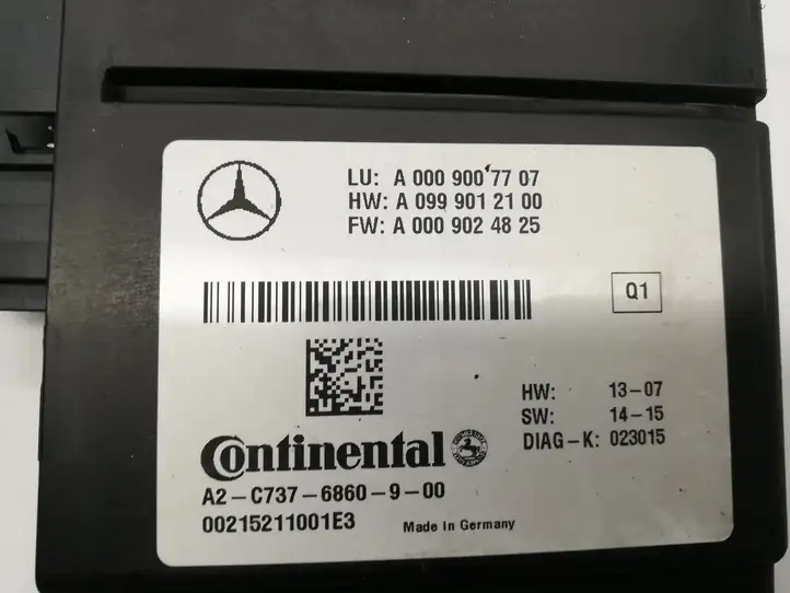 Mercedes-Benz E W212 (2009 - 2016) A0009007707 Модуль управления видео — фото 2