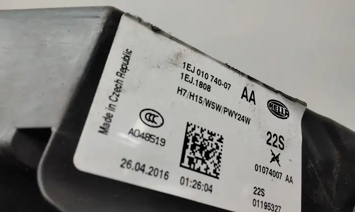 Audi A3/S3 8V (2012 - 2016) 1EJ010740 Передняя фара — фото 4
