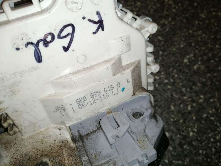 Audi A4 (2011 - 2015)  8K0839015D Замок задней двери