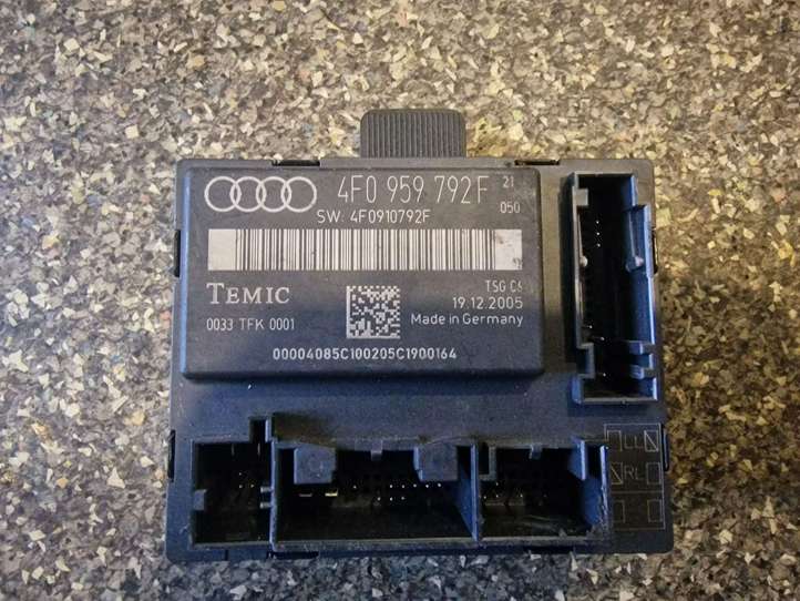 Audi A6 (2004 - 2008)  4F0959792F Mодуль kомфортa