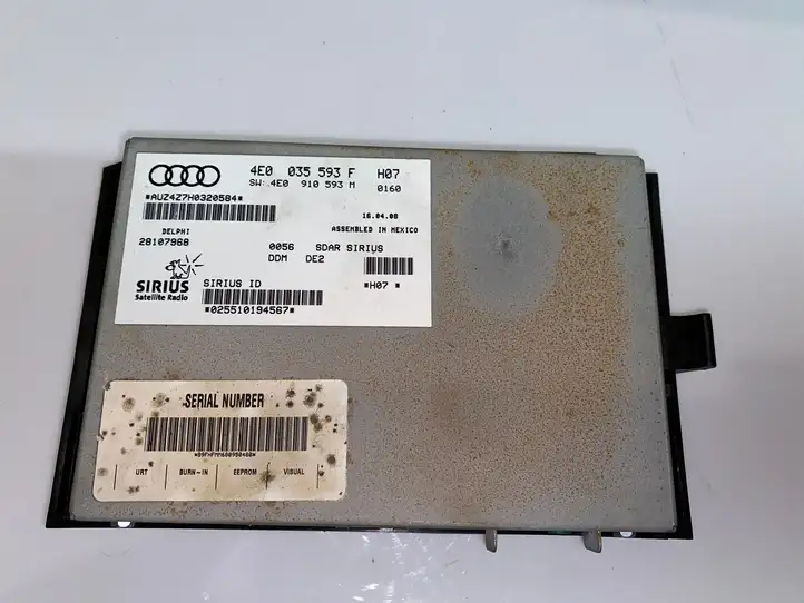 Audi S5 8T (2007 - 2011) 4E0035593F Контроллер мультимедийной системы — фото 1