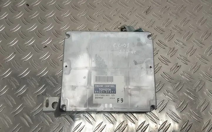 Toyota Corolla Verso AR10 (2004 - 2009) 896610F091 Блок управления двигателем (ЭБУ) — фото 1