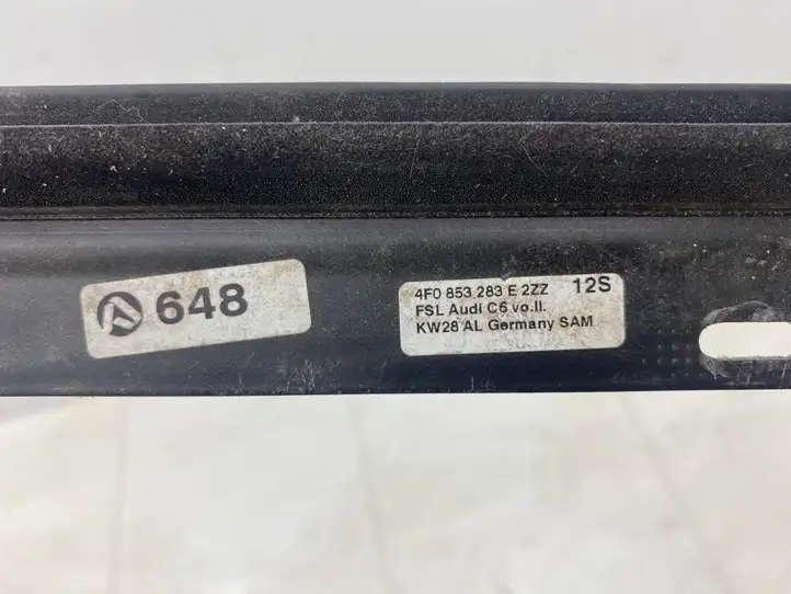 Audi A6 Allroad C6 (2008 - 2011) 4F0853283E Накладка стекла передней двери — фото 2