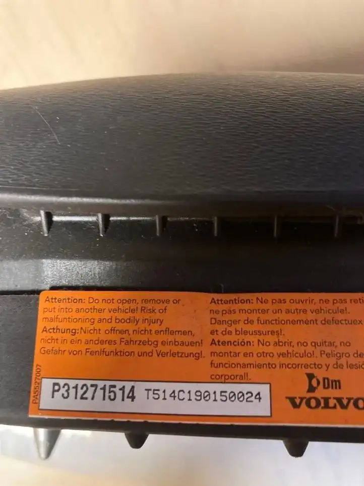 Volvo XC60 (2008 - 2013) P31271514 Подушка безопасности руля — фото 2