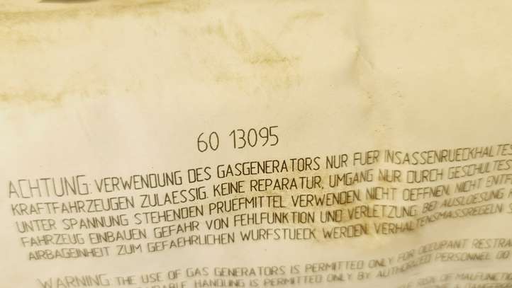Mercedes-Benz A W168 (1997 - 2004)  1686013090 Подушка безопастности пассажира