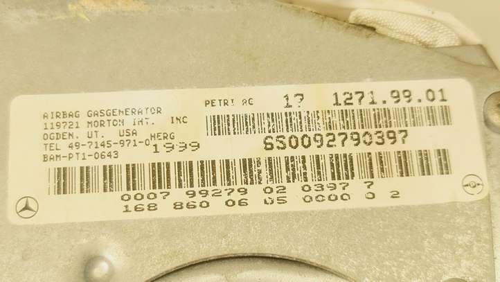 Mercedes-Benz A W168 (1997 - 2004)  1686013090 Подушка безопастности пассажира