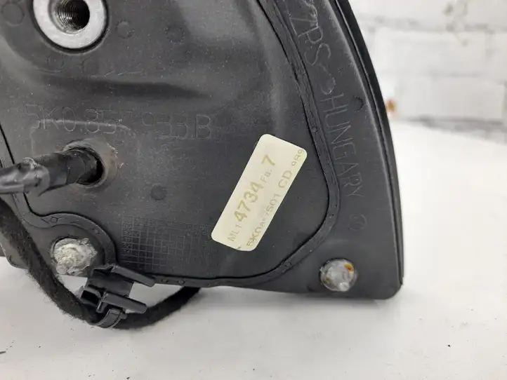 Volkswagen Golf VI (2009 - 2013) 5K0857501CD Боковое зеркало с электроприводом — фото 3