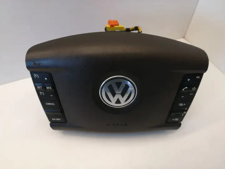 Volkswagen Touareg I (2002 - 2010) 7L6880201EH Подушка безопасности руля — фото 1