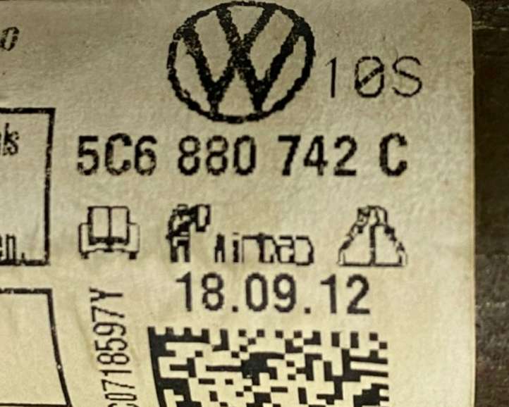 Volkswagen Jetta VI (2011 - 2018)  5C6880742C Звукоизоляция крыши