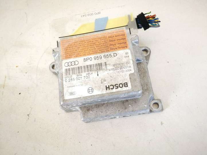 Audi A3/S3 8P (2003 - 2005)  8p0959655d Блок управления надувных подушек