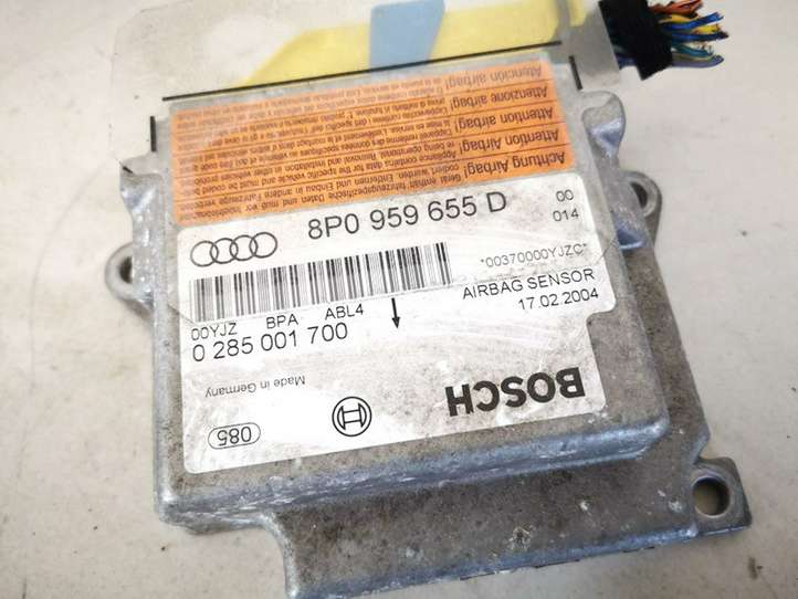 Audi A3/S3 8P (2003 - 2005)  8p0959655d Блок управления надувных подушек