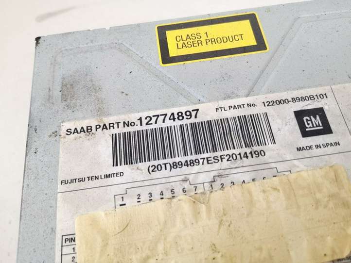 Saab 9-3 Ver2 (2003 - 2007)  12774897 Радио/ проигрыватель CD/DVD / навигация