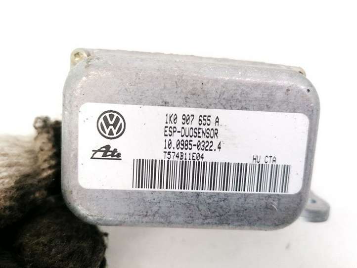 Audi A3/S3 8P (2003 - 2005)  1K0907655A Датчик ESP (системы стабильности) (датчик курсовой устойчивости))