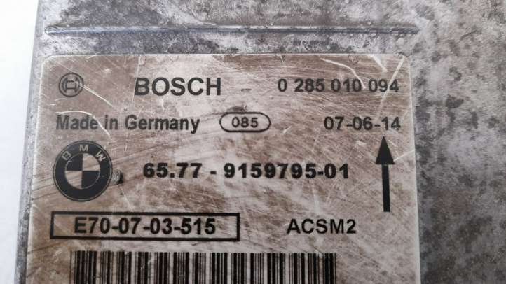BMW X5 E70 (2006 - 2013)  0285010094 Блок управления надувных подушек