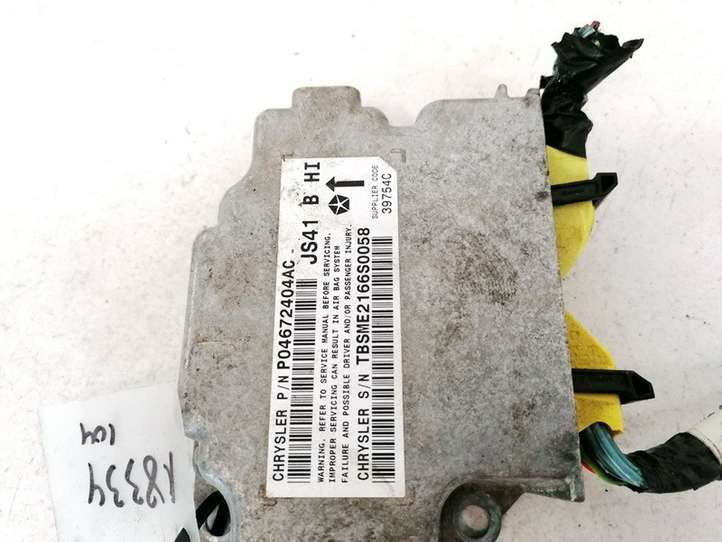 Chrysler Sebring (ST-22 - JR) (2000 - 2007)  P04672404AC Блок управления надувных подушек