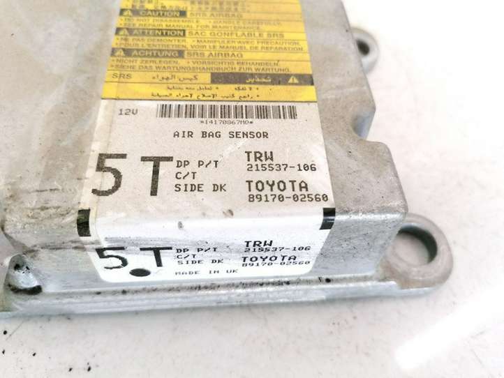 Toyota Auris 150 (2006 - 2012)  8917002560 Блок управления надувных подушек