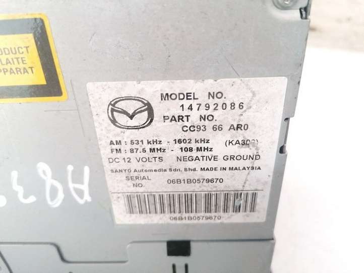 Mazda 5 (2005 - 2010)  14792086 Радио/ проигрыватель CD/DVD / навигация