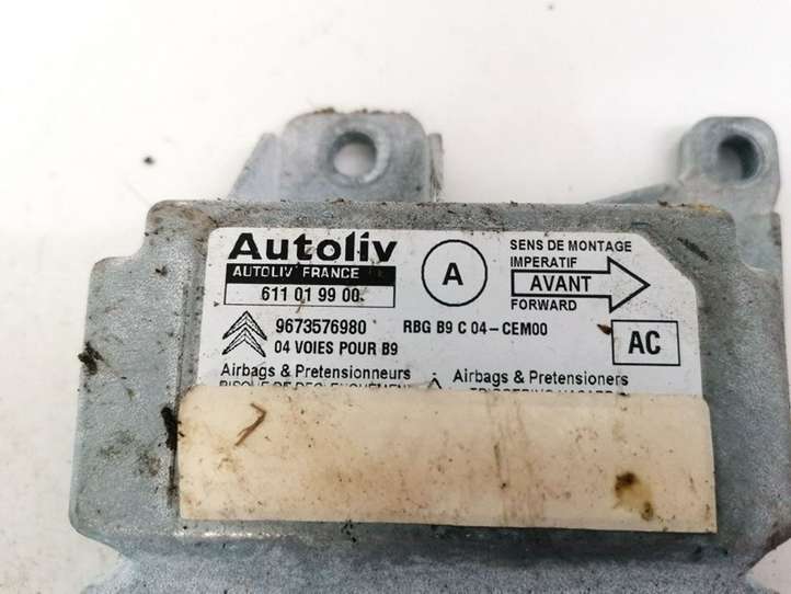 Citroen Berlingo (2003 - 2007)  9673576980 Блок управления надувных подушек