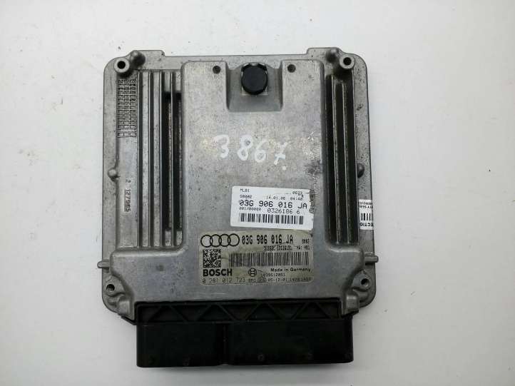 03G906016J1 Audi A4 S4 B7 8E 8H Galios (ECU) modulis