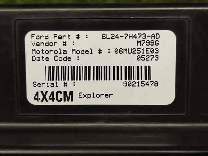 Ford Explorer (2005 - 2010) 6L247H473AD Блок управления раздаточной коробкой — фото 2