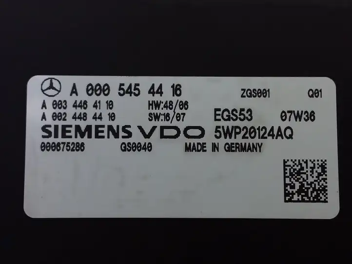 Mercedes-Benz C W204 (2007 - 2014) A0005454416 Блок управления АКПП — фото 4