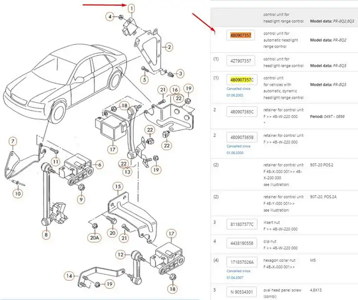 Audi A6 S6 C6 4F (2004 - 2008) 4B0907357 Блок управления светом — фото 4