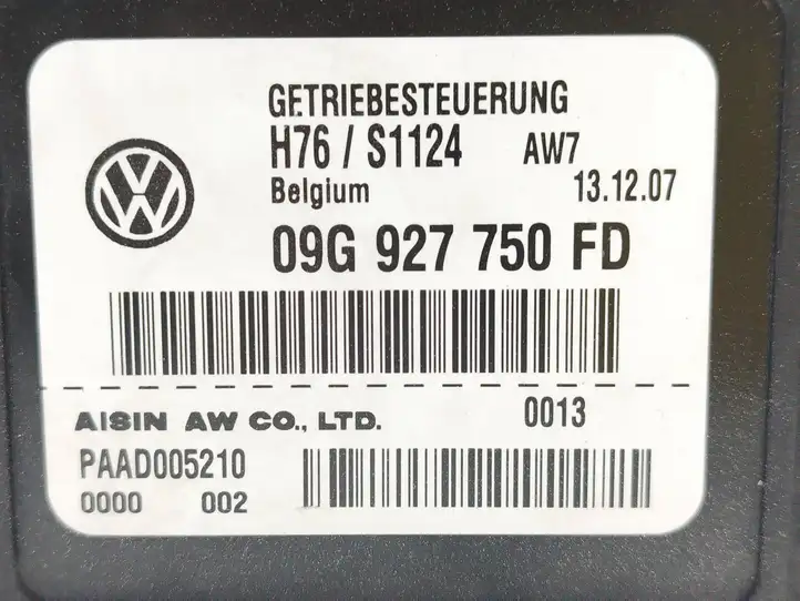 Volkswagen Tiguan (2007 - 2011) 09G927750FD Блок управления АКПП — фото 2