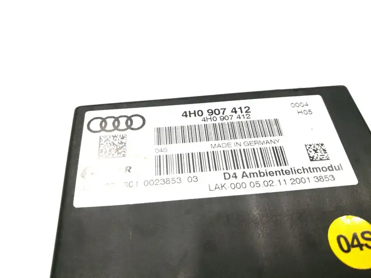Audi A8 S8 D4 4H (2010 - 2014) 4H0907412 Блок управления светом — фото 2