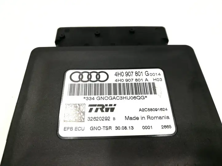 Audi A6 Allroad C7 (2012 - 2014) 4H0907801A Блок управления стояночным тормозом — фото 2