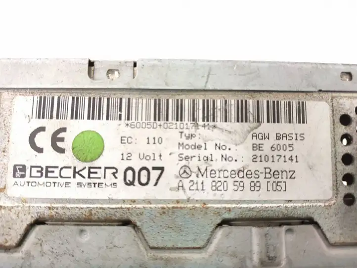 Mercedes-Benz E W211 (2002 - 2009)   Модуль управления с помощью голоса