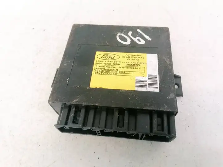 Ford Focus (1998 - 2004) 98ag15k600kb Модуль комфорта — фото 1