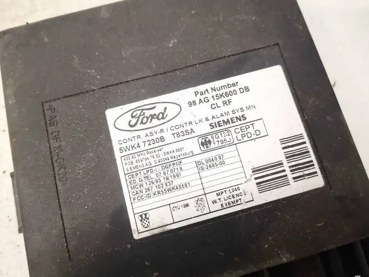 Ford Focus (1998 - 2004) 98AG15K600DB Модуль комфорта — фото 2