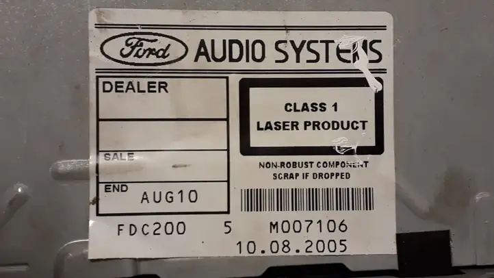 Ford Focus (2005 - 2008) 5M5T18C815FA Магнитола / мультимедийная система — фото 2
