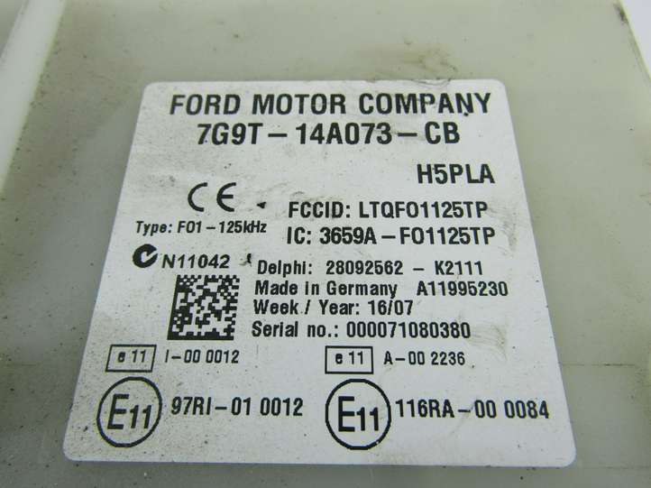 Ford Mondeo MK IV (2007 - 2014)   Блок предохранителей