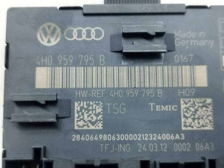 Volkswagen Touareg II (2010 - 2018)  4H0959795B Блок управления дверью
