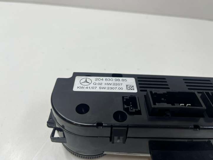 Mercedes-Benz C W204 (2007 - 2014)  A2048309885 Управление климат контролем