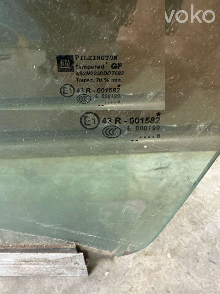Opel Astra (2004 - 2009)  43R001582 Основное стекло передних дверей (четырехдверного автомобиля)
