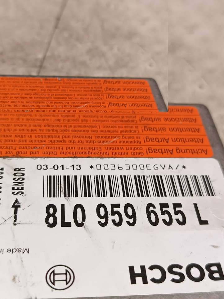 Audi A3/S3 8L (2000 - 2003)  8L0959655L Блок управления надувных подушек