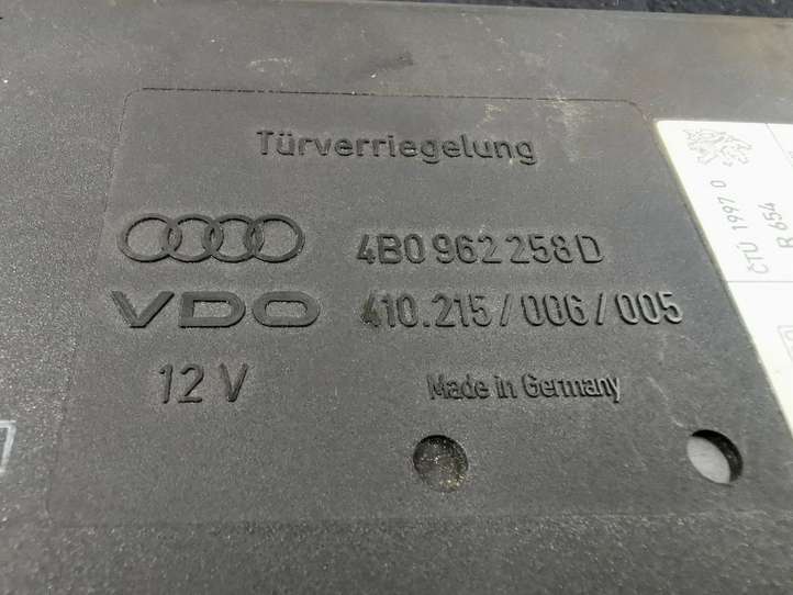 Audi A6 (2001 - 2004)  4B0962258D Mодуль kомфортa