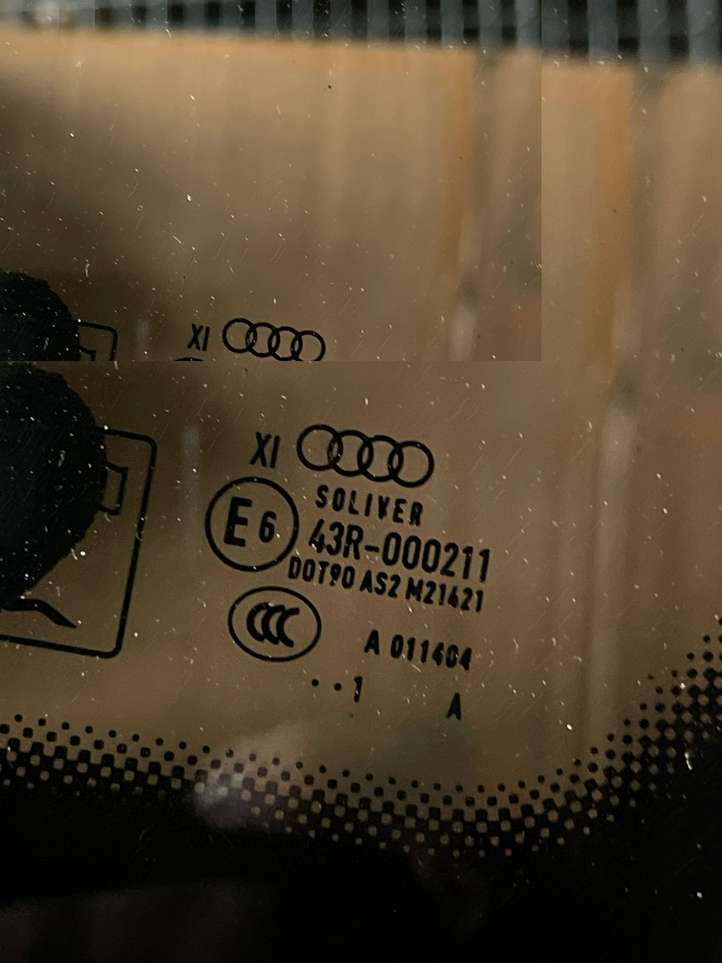 Audi A8 (2010 - 2014)   Заднее боковое стекло кузова